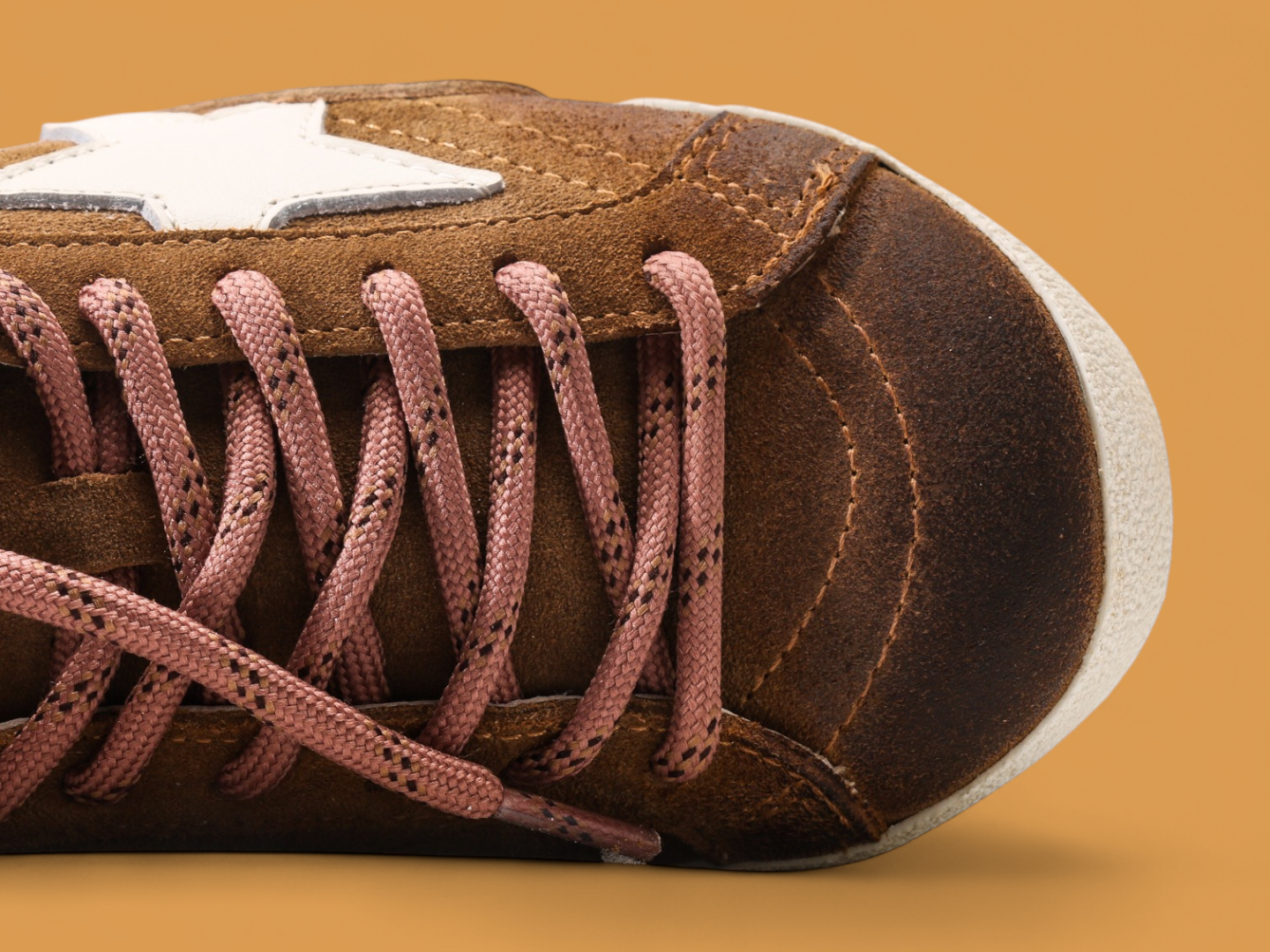 Golden Goose True Star Suede  Brown