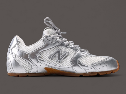 New Balance X Miu Miu 530 SL Metallic Silver