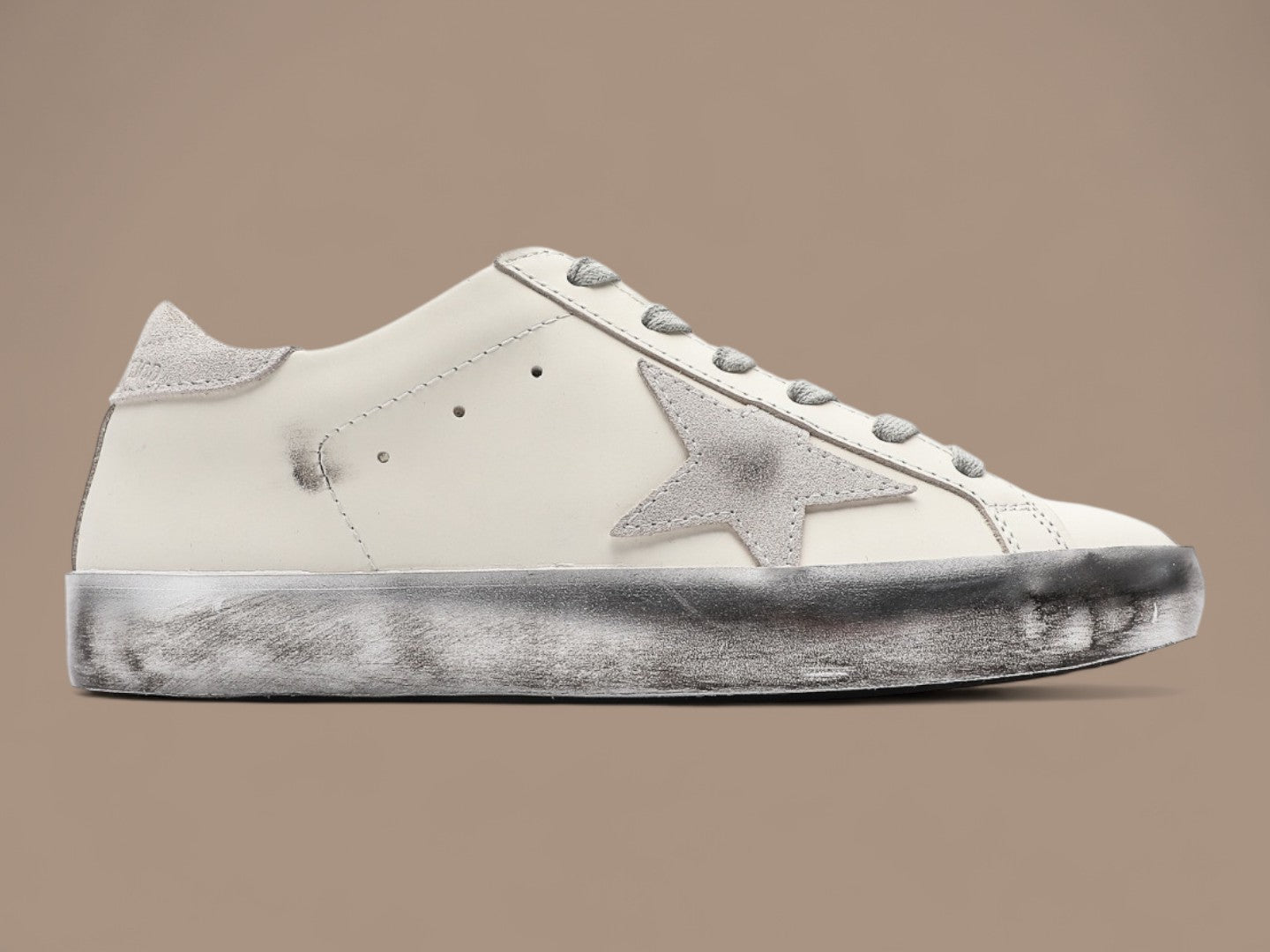 Golden Goose  Super-Star silver sparkle