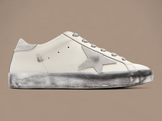 Golden Goose  Super-Star silver sparkle