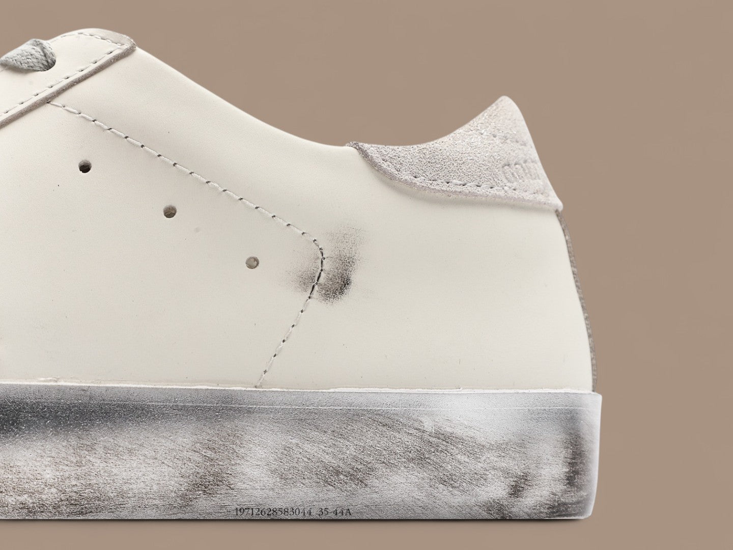 Golden Goose  Super-Star silver sparkle