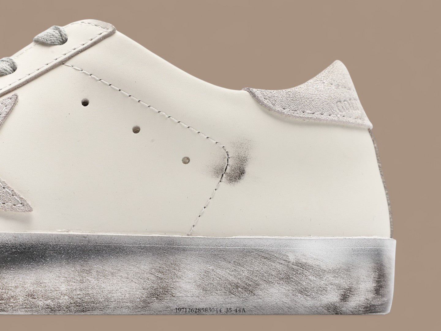 Golden Goose  Super-Star silver sparkle