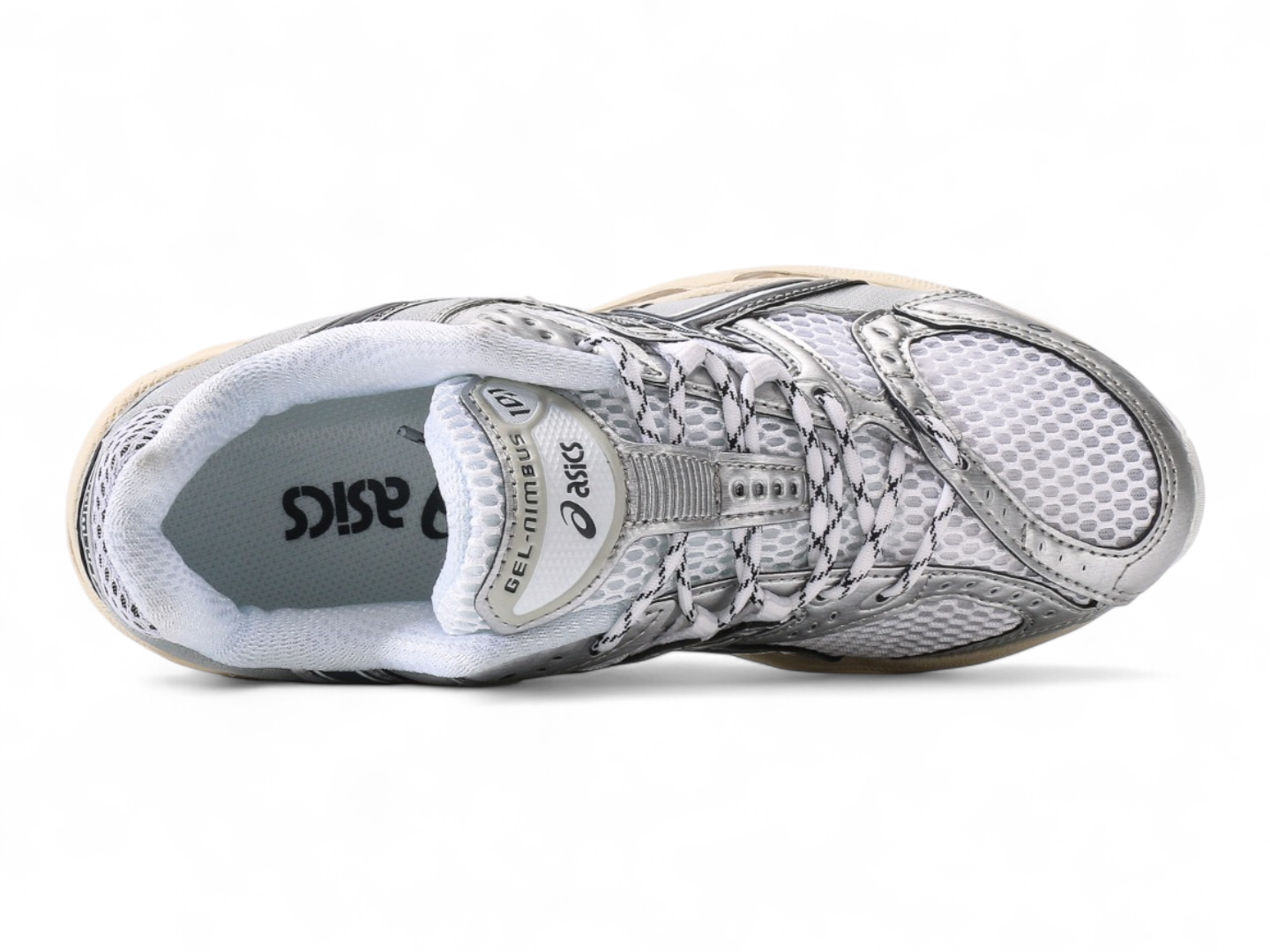 ASICS Gel-Nimbus 10.1 in the White/Pure Silver