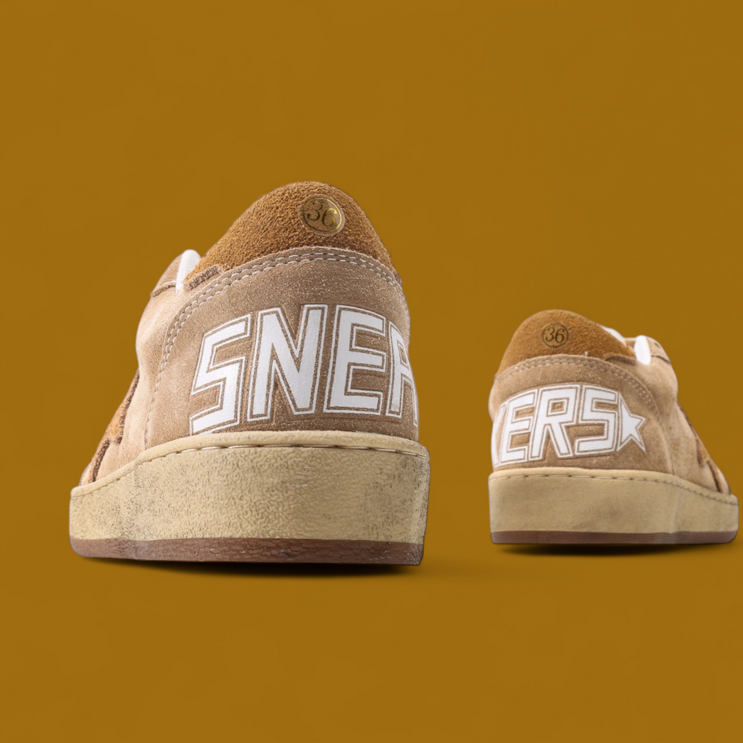 Golden Goose Women's beige suede