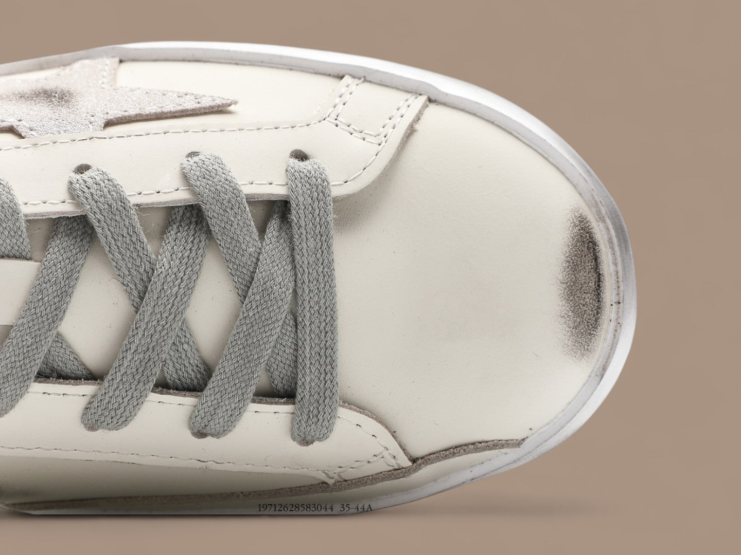 Golden Goose  Super-Star silver sparkle