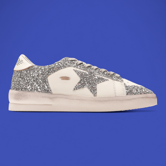 GOLDEN GOOSE White Stardan