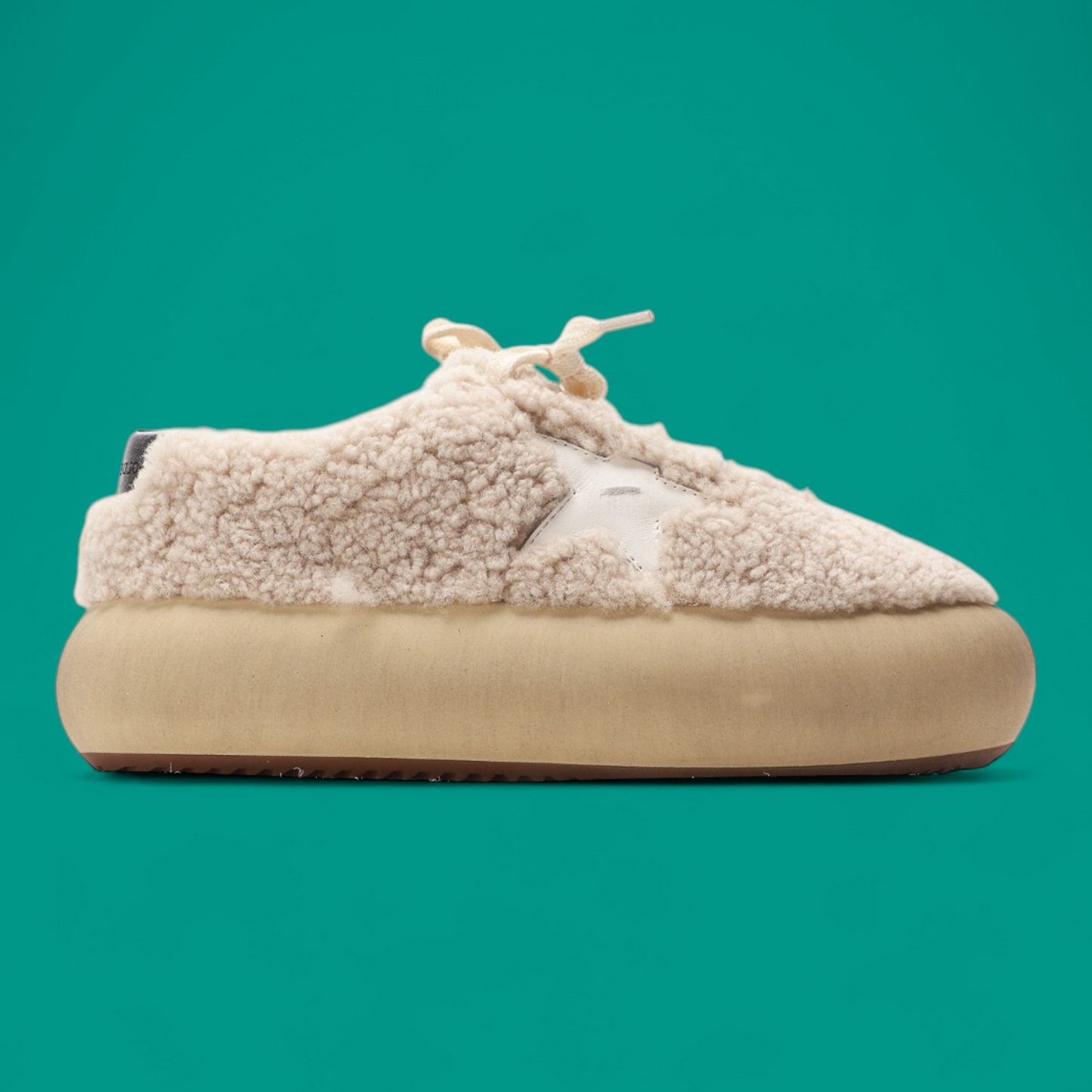 Golden Goose Space Star 'Beige Shearling'