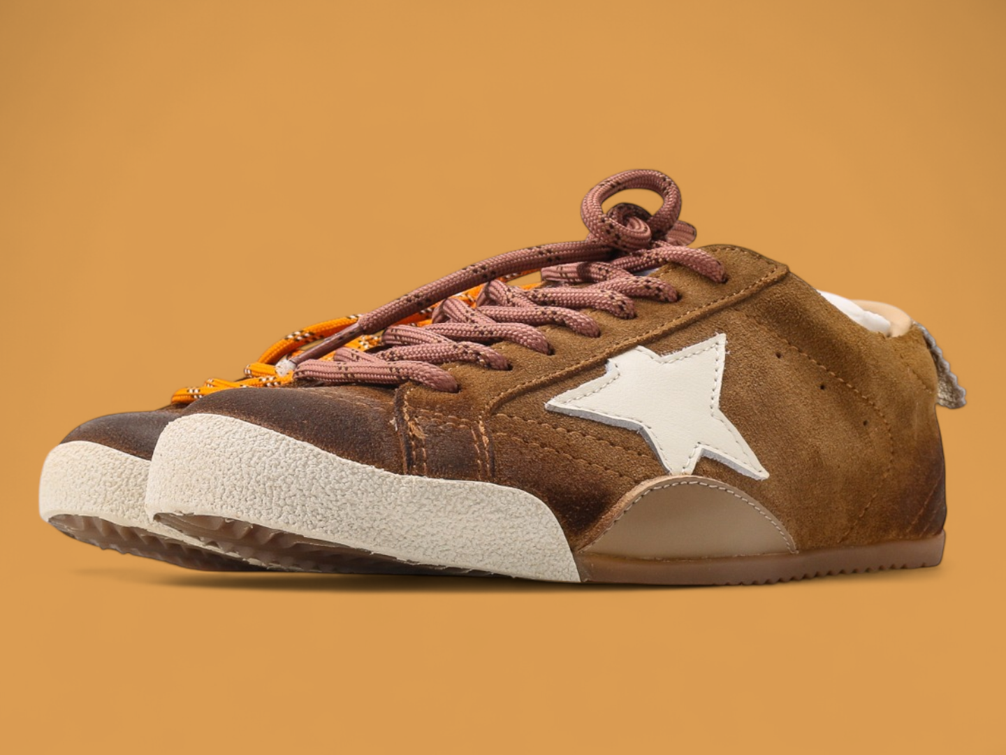 Golden Goose True Star Suede  Brown
