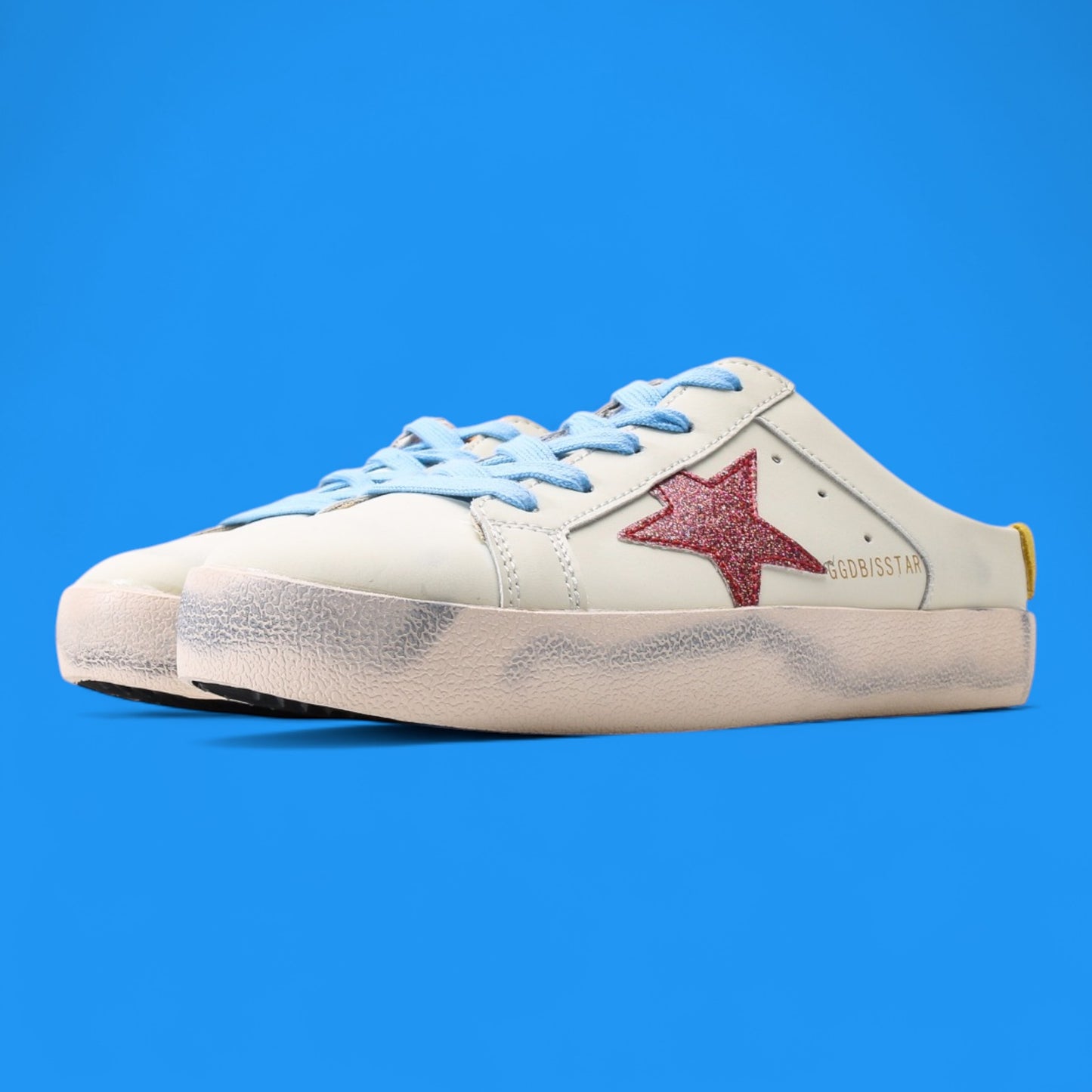 Golden Goose Superstar Slipper Blue