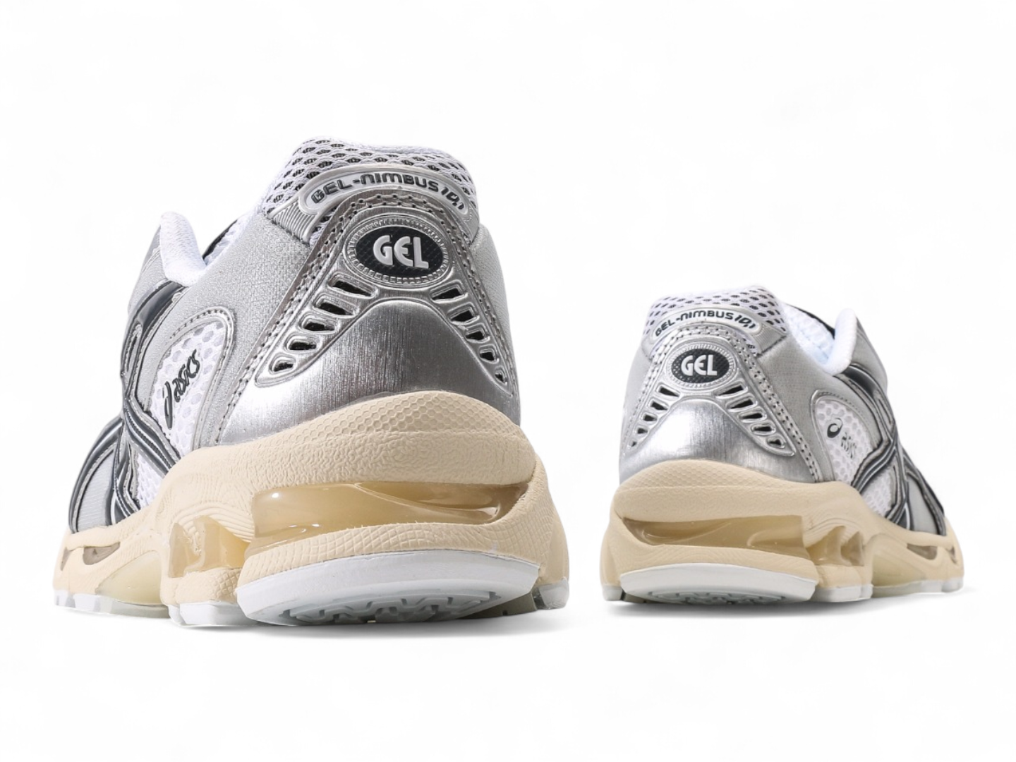 ASICS Gel-Nimbus 10.1 in the White/Pure Silver
