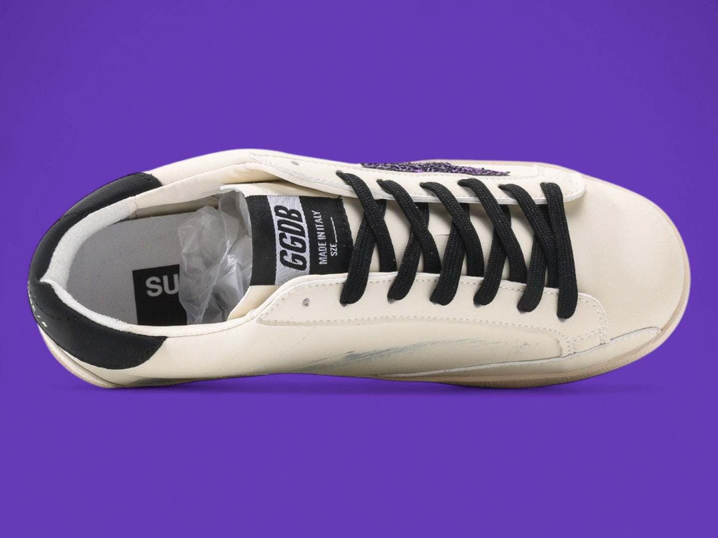 Golden Goose Wmns Superstar 'White Purple'