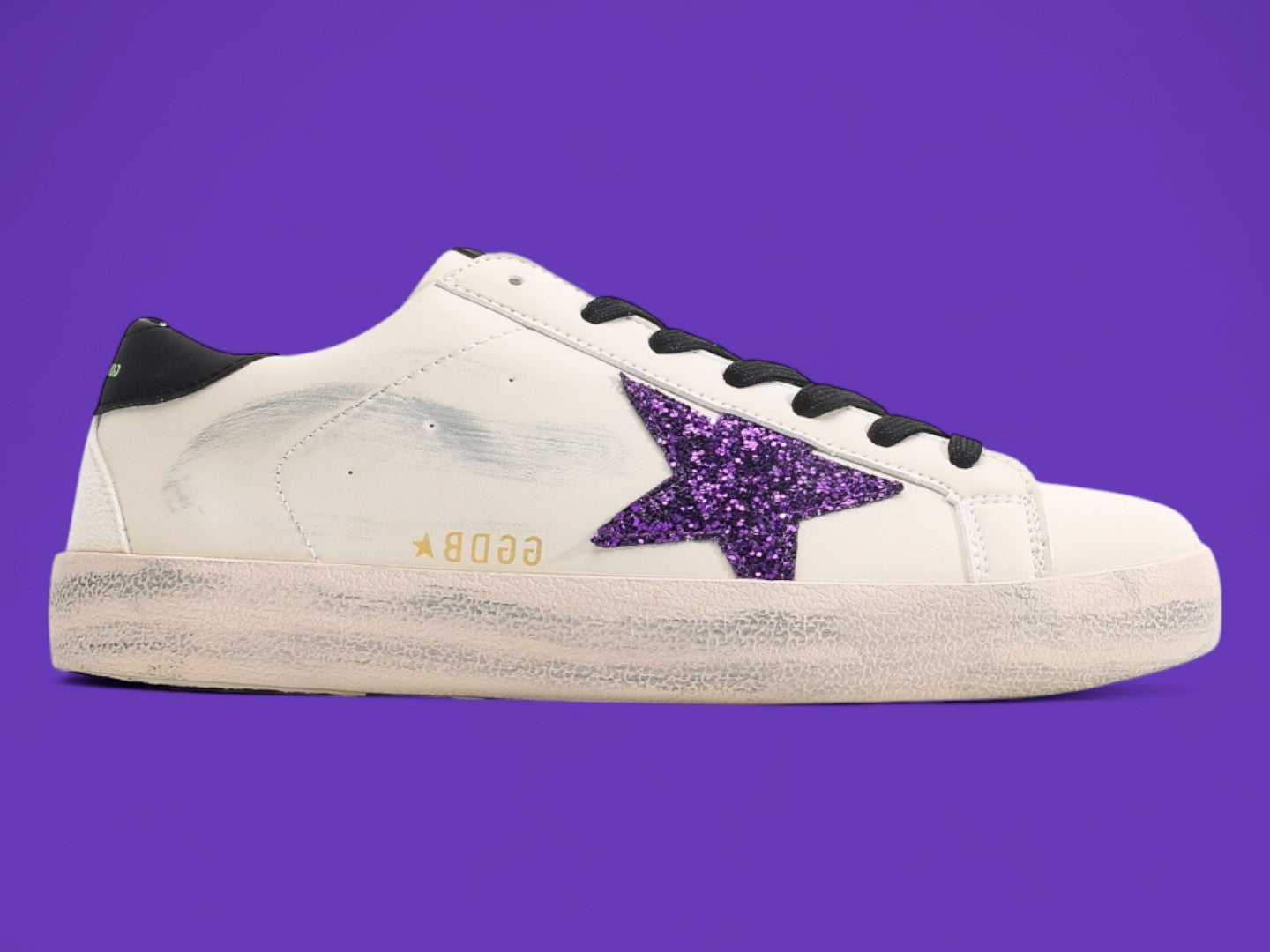 Golden Goose Wmns Superstar 'White Purple'