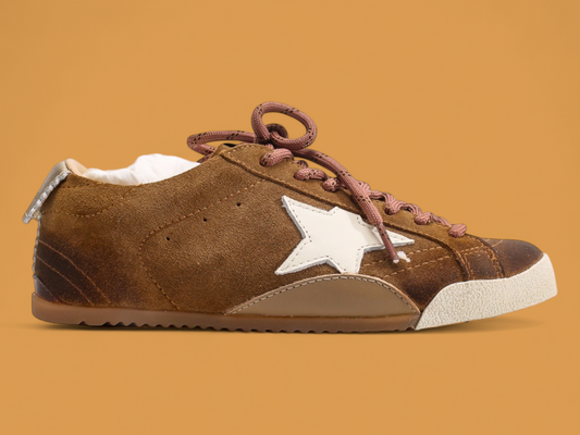 Golden Goose True Star Suede  Brown