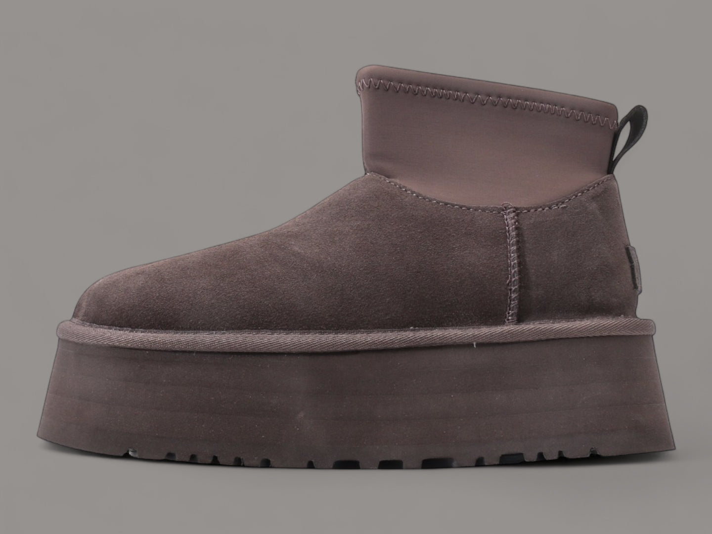 UGG Classic Mini Dipper Boots Grey