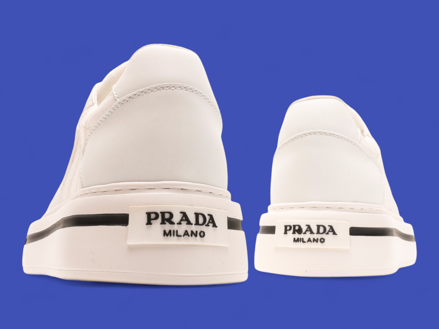 Prada Downtown leather white