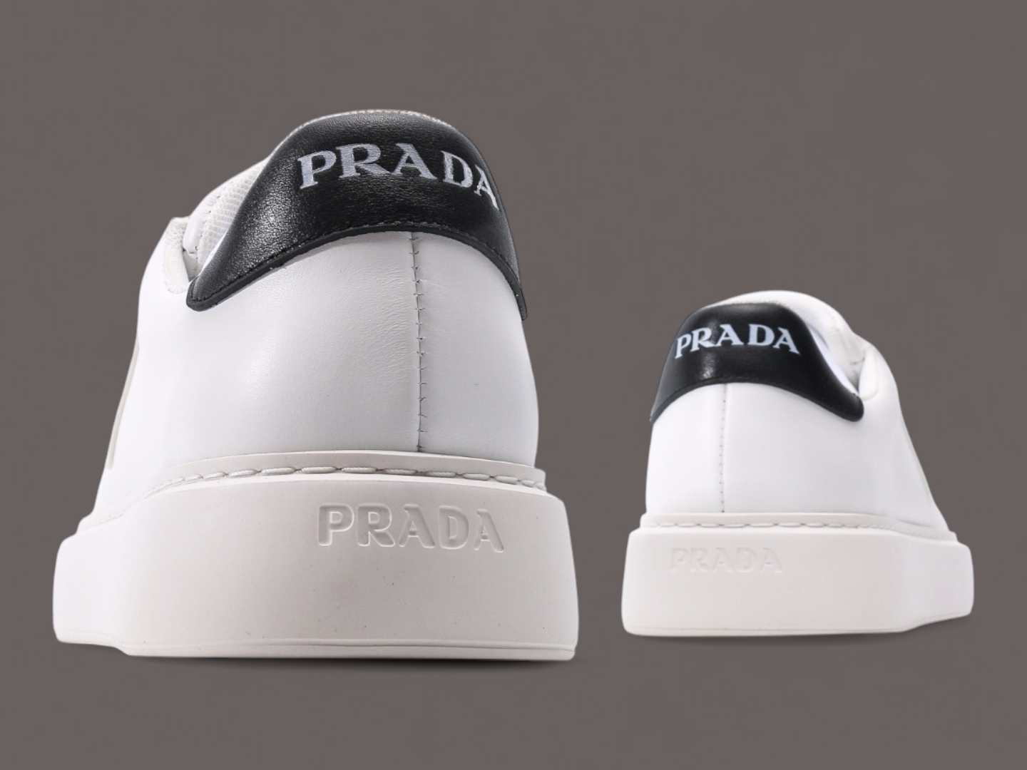 Prada Macro low-top white