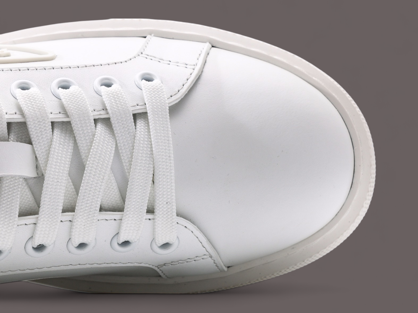 Prada Macro low-top white